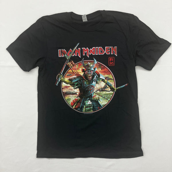 Maglietta da uomo Iron Maiden - Samurai Graphic - bianca BL - ROCK OFF - IMTEE134MB