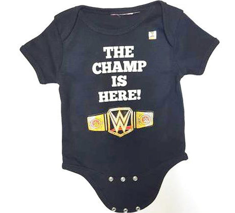 WWE- The Champ is Here Baby Onesie