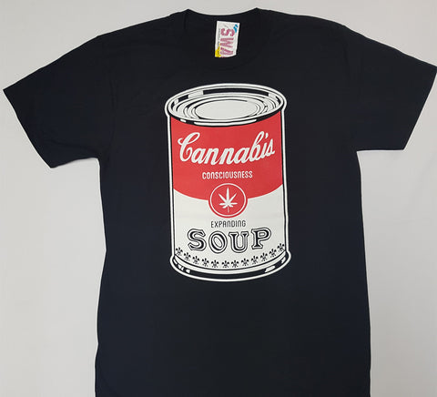 Cannabis Soup - Consciousness Expanding Can Shirt