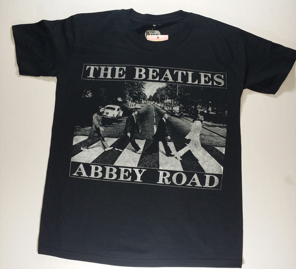 Beatles, The - Black and White Abbey Road Shirt | Vintage Vinyl Regina