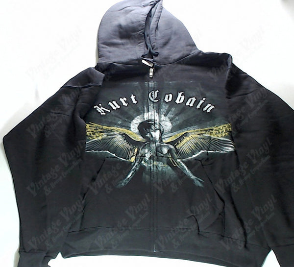 Cobain Kurt Angel Zip Up Hoodie