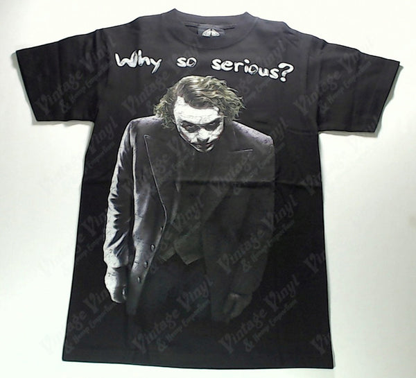 Batman Why So Serious Joker Shirt Vintage Vinyl Regina