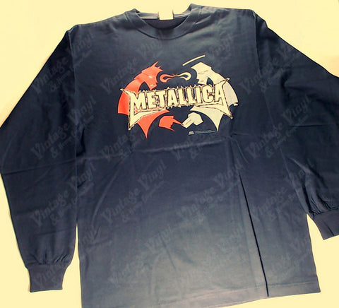 Metallica - Angel Vs. Devil Blue Long Sleeve Shirt