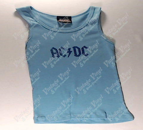 AC/DC - Blue Logo Tank Top Girlie Shirt