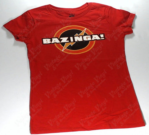 Big Bang Theory, The - Red Bazinga Girlie Shirt