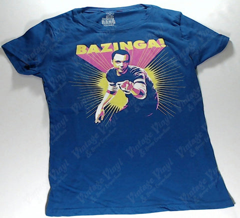 Big Bang Theory, The - Blue Bazinga Girlie Shirt