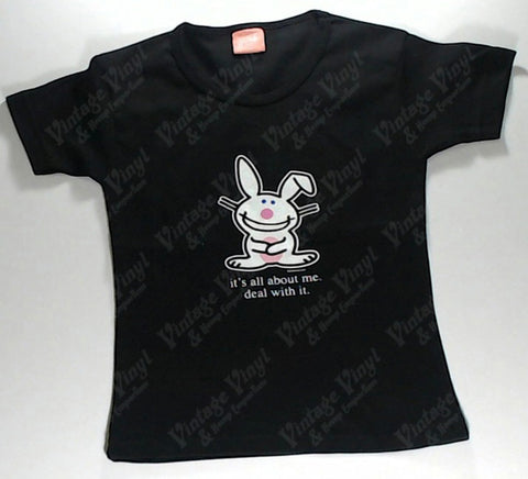 Happy Bunny - It's All About Me. Deal With It. Girls Youth Shirt