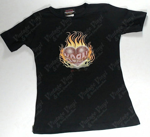 Korn - Flaming Heart Girls Youth Shirt