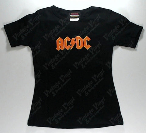 AC/DC - Orange Logo Girls Youth Shirt