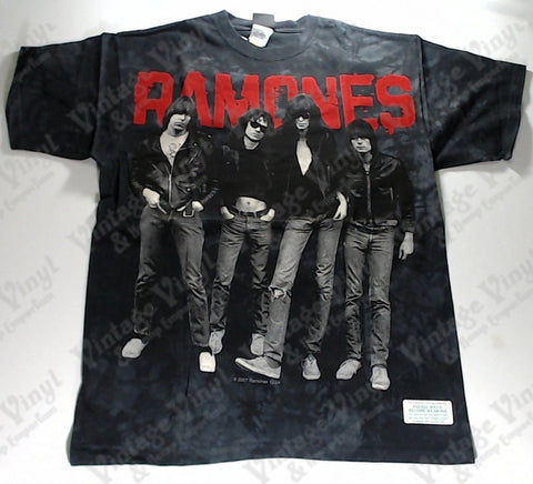 Ramones - Band Liquid Blue Shirt