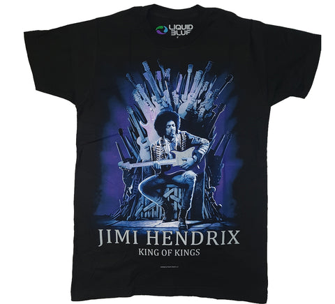 Hendrix, Jimi - King Of Kings Liquid Blue Shirt