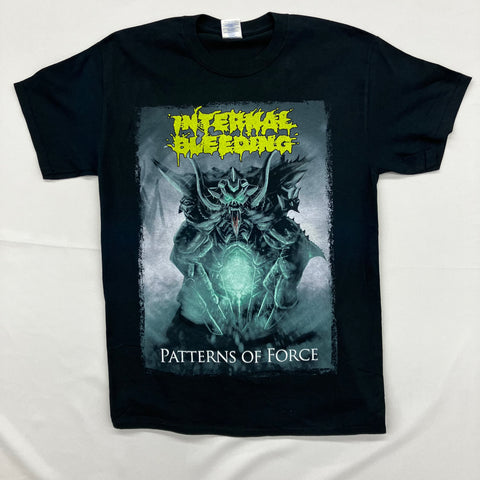 Internal Bleeding- Patterns of Force Black Shirt