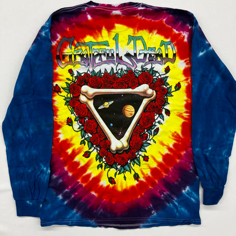 Grateful Dead - Space Your Face Long Sleeve Liquid Blue Shirt