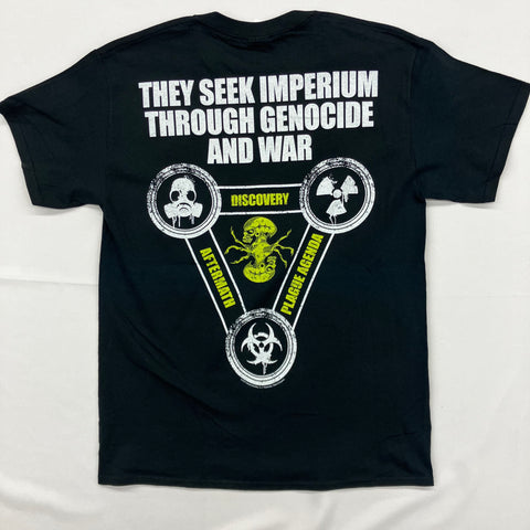 Internal Bleeding- Patterns of Force Black Shirt