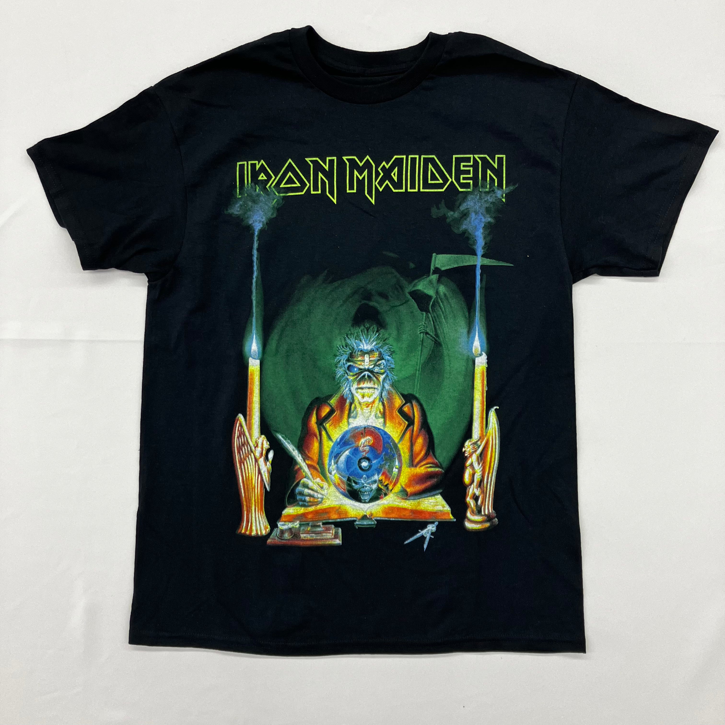 Iron Maiden Clairvoyant Black Shirt Vintage Vinyl Regina