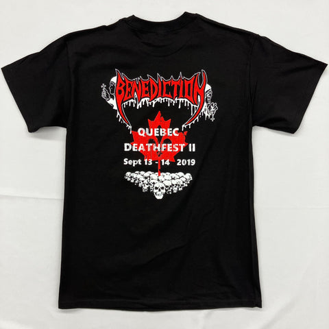 Benediction- Quebec Death Fest 2019 Black Shirt