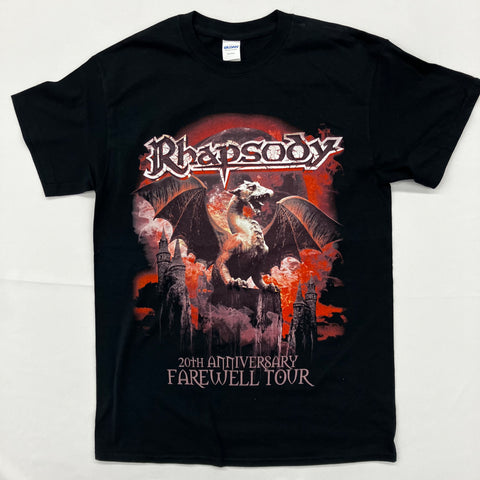 Rhapsody- 20th Anniversary Black Shirt