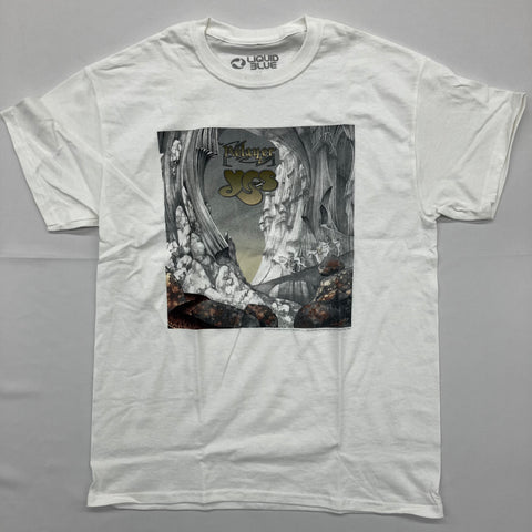 Yes - Relayer White Liquid Blue Shirt