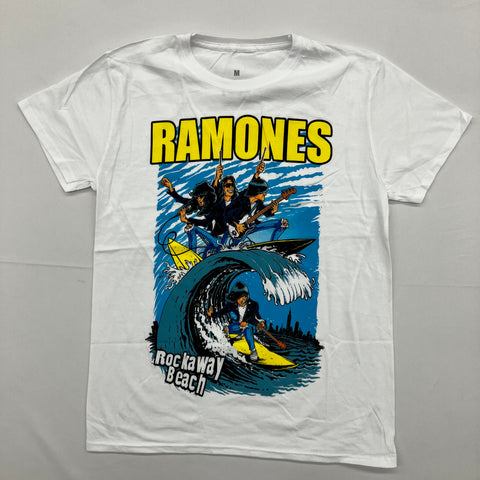 Ramones - Rockaway Beach White Shirt