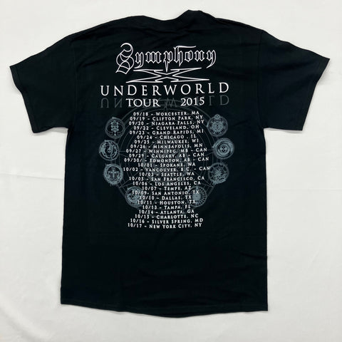 Symphony X- Underworld Tour 2015 Black Shirt