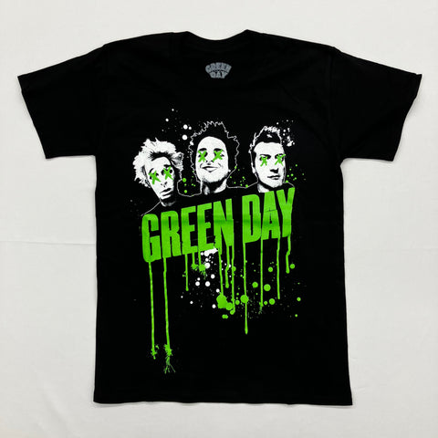 Green Day - Green Drips Black Shirt