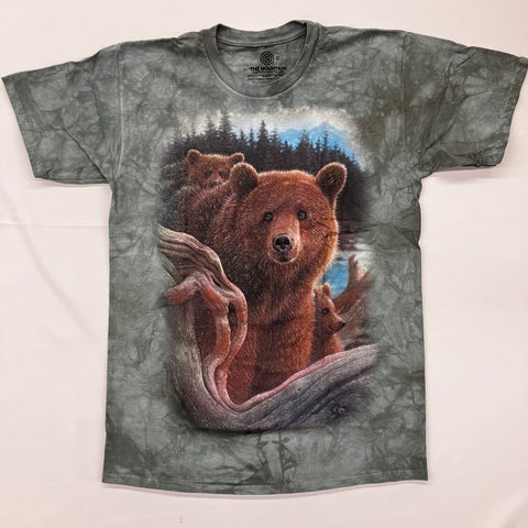 Bears- Brown Bear with Cubs Mountain Shirt