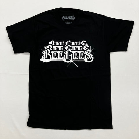 Bee Gees- Stacked Logo Black Shirt