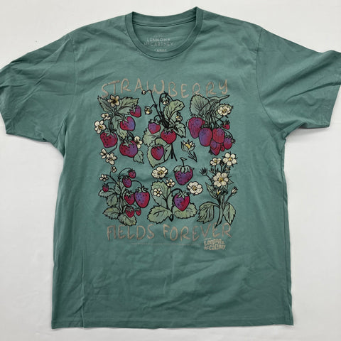 Strawberry Fields - Mint Novelty Shirt