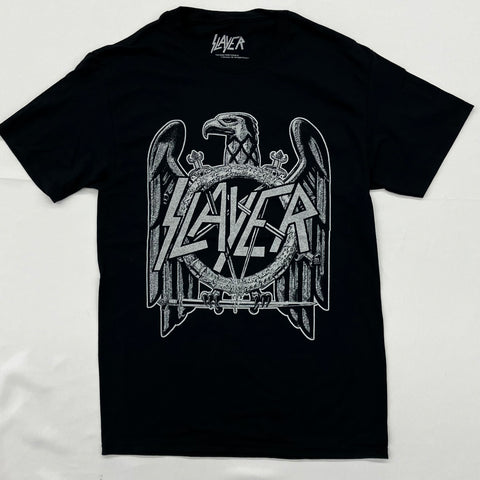 Slayer - Silver Eagle Black Shirt