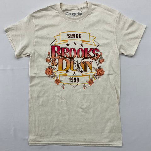 Brooks & Dunn - Est 1990 Cream Shirt