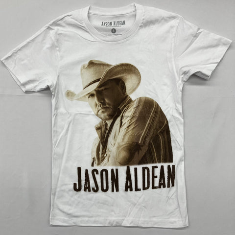 Aldean, Jason - Portrait White Shirt