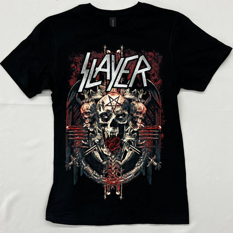 Slayer - Snake Tongue Black Shirt