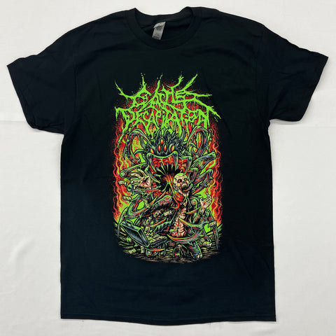 Cattle Decapitation- Green Monster Black Shirt