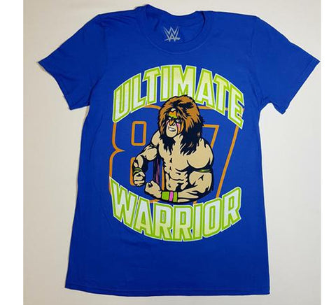 WWE- Ultimate Warrior Blue with Cartoon