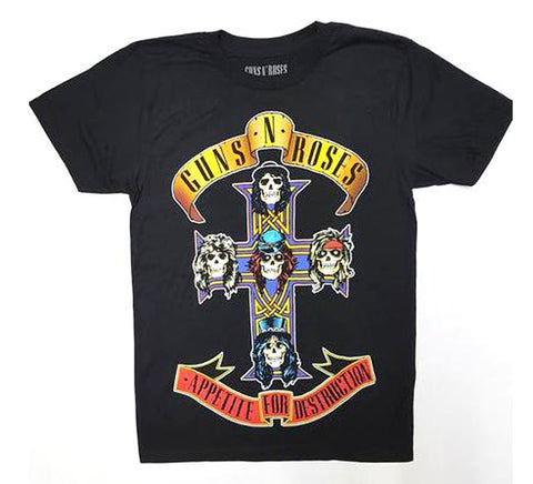 Guns N' Roses - Large Print Appetite For Destruction Shirt