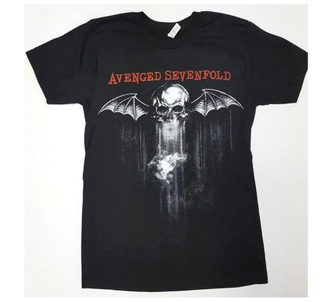 Avenged Sevenfold - White Skull Logo w/ Red Letters Shirt