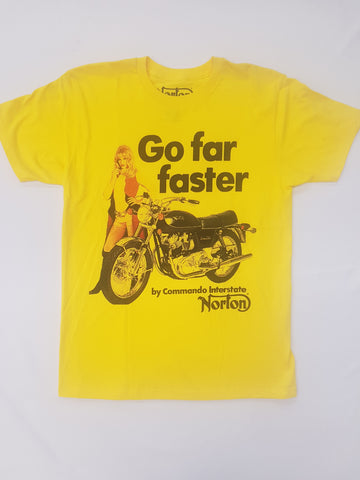 Norton - Go Far Faster Yellow Shirt