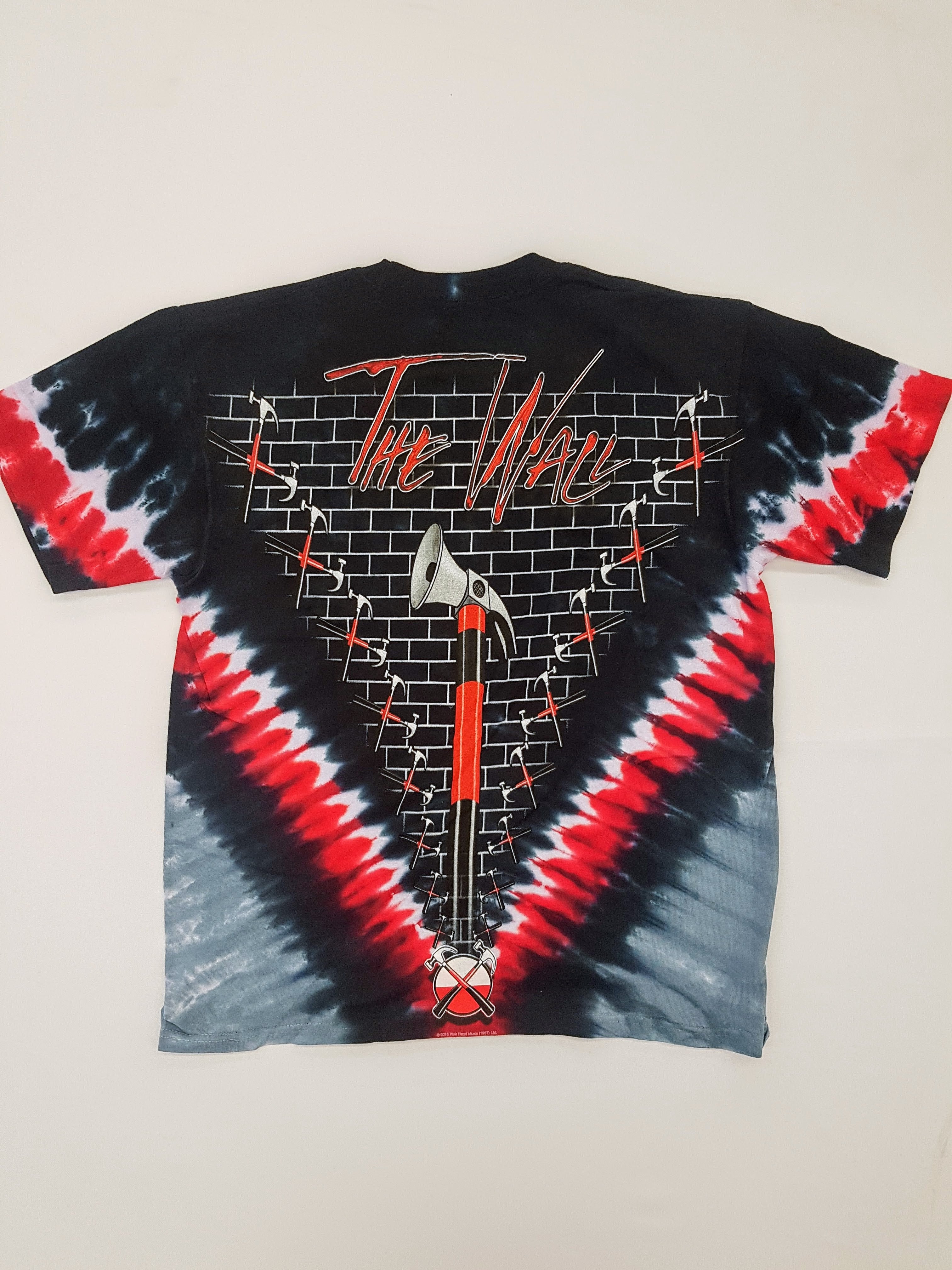 Rockshirts PINK FLOYD THE WALL HAMMERS TIL BRN T-Shirt Print Black