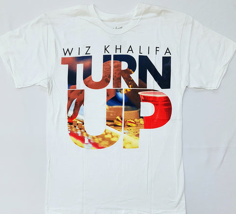 Wiz Khalifa - Turn it Up White Shirt
