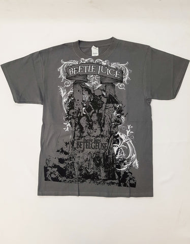 Beetlejuice - Here Lies Bettlegeuse Grey Shirt