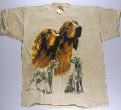 Dogs - Two Irish Setters Mountain Shirt