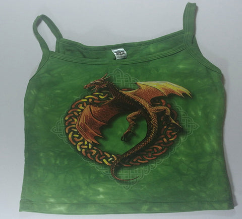 Dragons - Celtic Knots Womens Tank Top Mountain Shirt