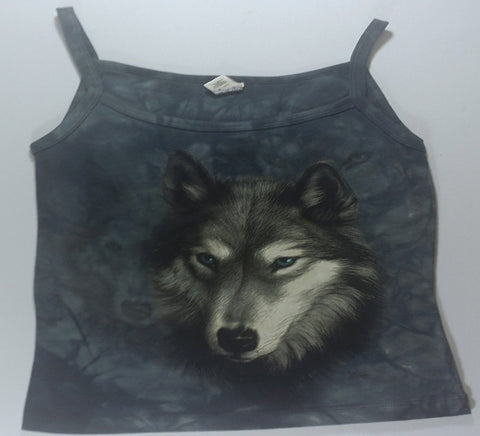 Wolves - Grey Wolf Womens Tank Top Mountain Shirt