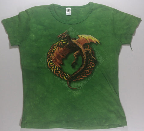 Dragons - Celtic Knots Girlie Mountain Shirt