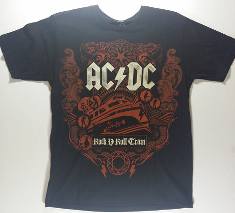 AC/DC - Rock n' Roll Train Liquid Blue Shirt