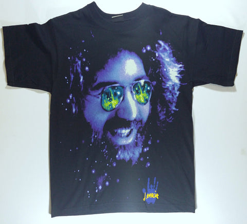 Garcia, Jerry - Purple Face Green Glasses Liquid Blue Shirt