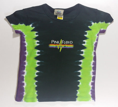 Pink Floyd - Dark Side Green Pulse Liquid Blue Girlie Shirt