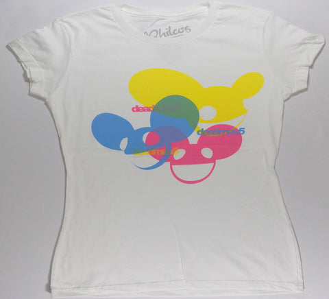 Deadmau5 - Tri-Colored Mouse Heads Girlie Shirt