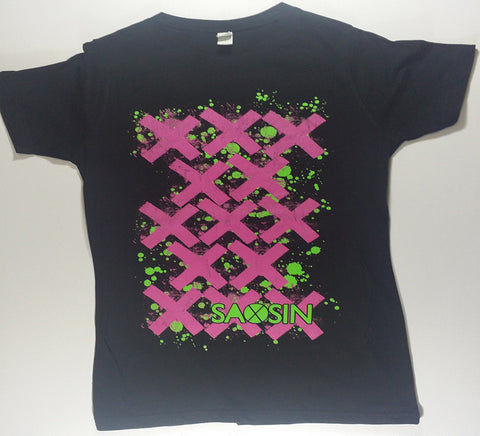 Saosin - Pink X's Girlie Shirt
