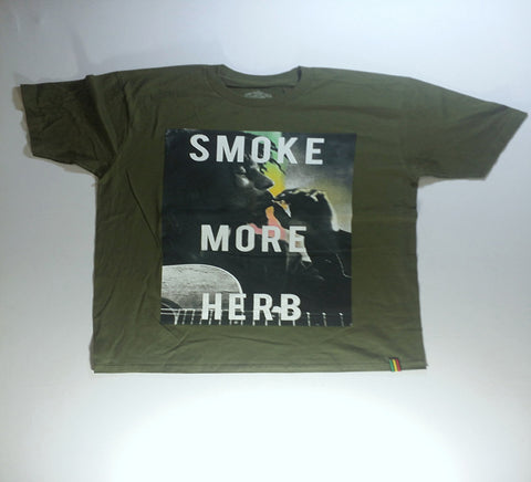 Marley, Bob - Smoke More Herb Green Shirt
